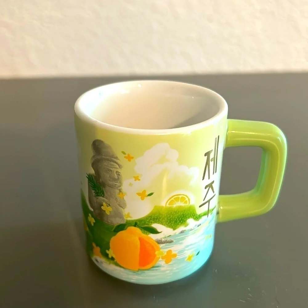 Starbucks collector Jeju Korea mini mug